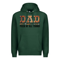 Sports Green Dad Fixer Of All Things Premium Hoodie - LillyAllenDesigns