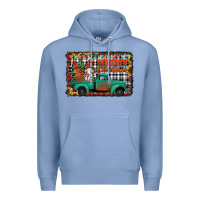 Merry Christmas Farm Truck Premium Hoodie | Teevron