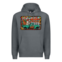 Rock merry christmas farm truck Premium Hoodie - Jasminsmagicworld