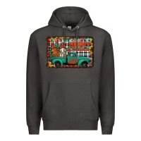 Smoke merry christmas farm truck Premium Hoodie - Jasminsmagicworld