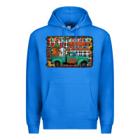 True Royal merry christmas farm truck Premium Hoodie - Jasminsmagicworld