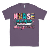Lavender Nurse in progres Classic Tee - CowGirlArtShop