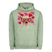 Pigment Oil Green valentine's day  chihuahua Urban Hoodie - RanaPortraitStore