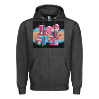 Charcoal Heather v.d love gnomes Zipper Hoodie - AdoDesignShop