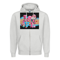 Dove Grey v.d love gnomes Zipper Hoodie - AdoDesignShop