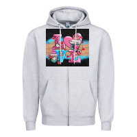 Heather Grey v.d love gnomes Zipper Hoodie - AdoDesignShop