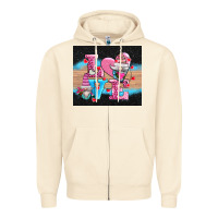 Sandshell v.d love gnomes Zipper Hoodie - AdoDesignShop