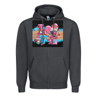 Smoke v.d love gnomes Zipper Hoodie - AdoDesignShop