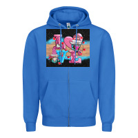 True Royal v.d love gnomes Zipper Hoodie - AdoDesignShop