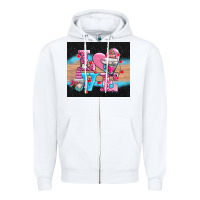 White v.d love gnomes Zipper Hoodie - AdoDesignShop