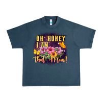 Midnight Navy Oh honey i am that mom Urban Heavy Tee - FaDigitalArtStudio