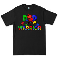 Black Dad of warrior Premium Tee - CowGirlArtShop