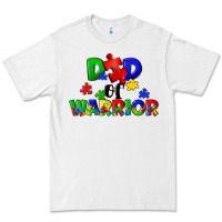 White Dad of warrior Premium Tee - CowGirlArtShop