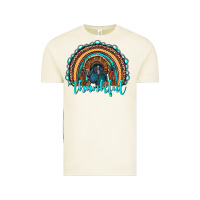 Vintage Arctic western thanksgiving rainbow with turkey Vintage Tee - RanaPortraitStore