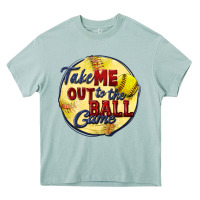 Arona take me out to the ball game softball Heavy Core Tee - CowGirlArtShop