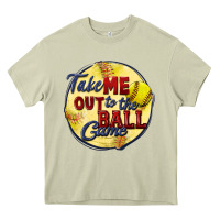 Mossy take me out to the ball game softball Heavy Core Tee - CowGirlArtShop