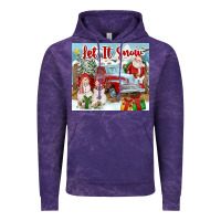 Cloud Purple Let It Snow Tumbler Vintage Hoodie - FaDigitalArtStudio