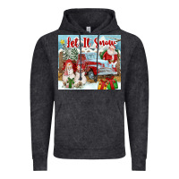 Vintage Black Let It Snow Tumbler Vintage Hoodie - FaDigitalArtStudio