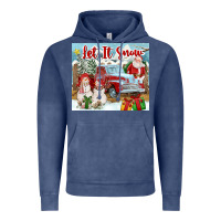 Vintage Denim Let It Snow Tumbler Vintage Hoodie - FaDigitalArtStudio