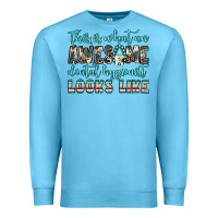 Ocean Blue this is what an awesome dental hygienist looks like Premium Sweatshirt - JahusDesignShop