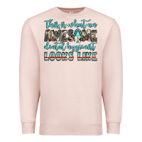 Pale Pink this is what an awesome dental hygienist looks like Premium Sweatshirt - JahusDesignShop