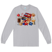 Moon Dust postal worker coffee cups Long Sleeve Tee - FaDigitalArtStudio