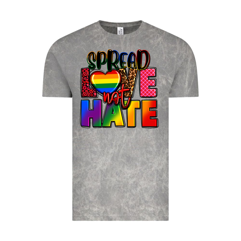 Spread Love Not Hate Vintage Tee by FaDigitalArtStudio | Teevron