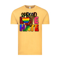 Vintage Mustard spread love not hate Vintage Tee - FaDigitalArtStudio