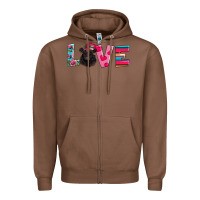 Chestnut belted galloway Zipper Hoodie - AdoDesignShop