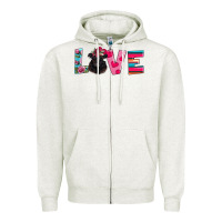 Oatmeal Heather belted galloway Zipper Hoodie - AdoDesignShop