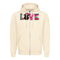 Sandshell belted galloway Zipper Hoodie - AdoDesignShop