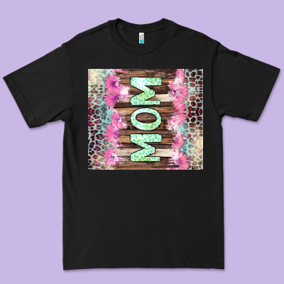Mom Leopard Premium Tee Designed By Cowgirlartshop