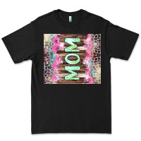 Black Mom leopard Premium Tee - CowGirlArtShop