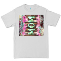 Dove Grey Mom leopard Premium Tee - CowGirlArtShop