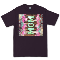 Plum Mom leopard Premium Tee - CowGirlArtShop