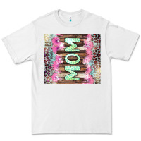 White Mom leopard Premium Tee - CowGirlArtShop