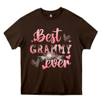 Chocolate Brown best grammy ever mother's day Heavy Core Tee - CowGirlArtShop
