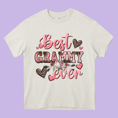 Best Grammy Ever Mother's Day Heavy Core Tee Designed By Cowgirlartshop