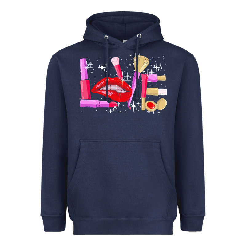 Makeup Artist T  Shirt Makeup Artist Love Cosmetician Fashion T  Shirt Heavyweight Hoodie by linhVisuals | Teevron