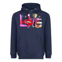 Navy makeup artist t  shirt makeup artist love cosmetician fashion t  shirt Heavyweight Hoodie - linhVisuals