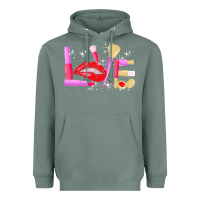 Sage makeup artist t  shirt makeup artist love cosmetician fashion t  shirt Heavyweight Hoodie - linhVisuals