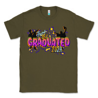 Army Green just graduated 2024 Classic Tee - CowGirlArtShop