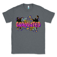 Charcoal Heather just graduated 2024 Classic Tee - CowGirlArtShop