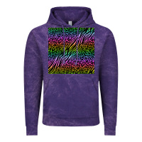 Cloud Purple neon glitter safari seamless pattern Vintage Hoodie - BundleAndBundleShop