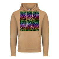 Neon Glitter Safari Seamless Pattern Vintage Hoodie | Teevron