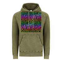 Vintage Olive neon glitter safari seamless pattern Vintage Hoodie - BundleAndBundleShop