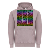 Vintage Zinc neon glitter safari seamless pattern Vintage Hoodie - BundleAndBundleShop