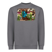 Storm cactus boot background Heavyweight Sweatshirt - AdoDesignShop