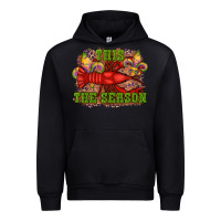 Black mardi gras this the season crawfish fleur de lis Urban Hoodie - RanaPortraitStore