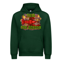 Forest Green mardi gras this the season crawfish fleur de lis Urban Hoodie - RanaPortraitStore
